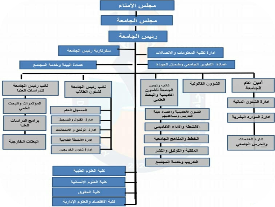 الهيكل التنظيمي للمؤسسة التعليمية